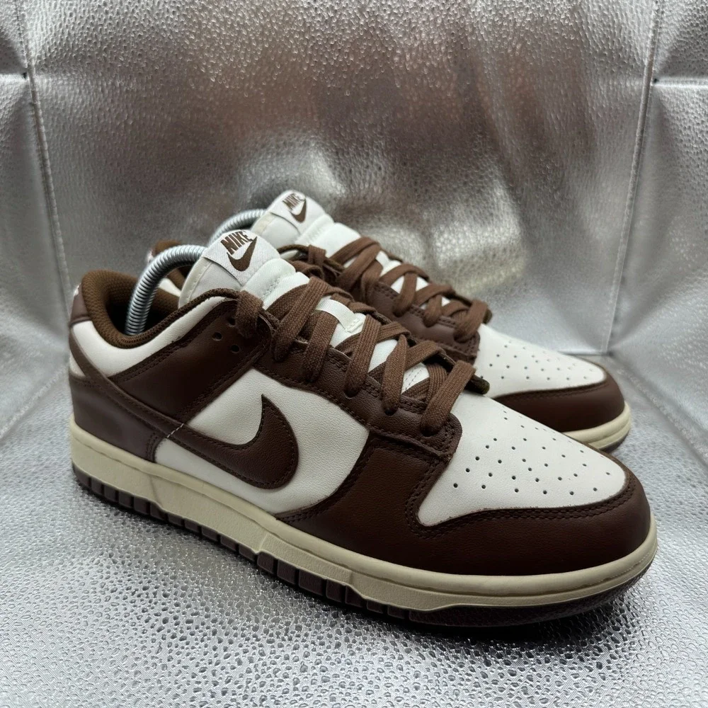 Size 9.5 Nike Dunk Low Cacao Wow Womens Brown Off White Shoes DD1503-124